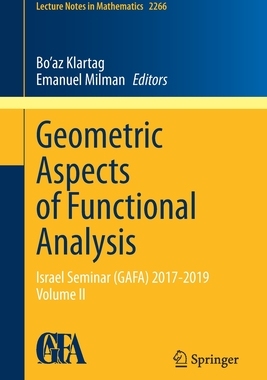 【预订】Geometric Aspects of Functional Analysis