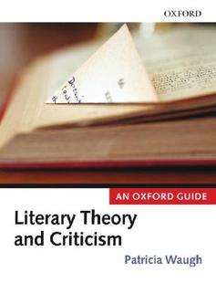 and Theory Literary Criticism 预订