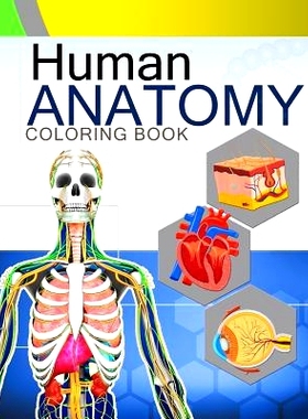 预订 Human Anatomy Coloring Book: Anatomy & Physiology Coloring Book 2nd Edtion: 9781537715704