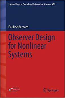 【预售】Observer Design for Nonlinear Systems