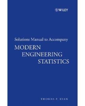 预订 Solutions Manual to Accompany Modern Engineering Statistics 现代工程统计学: 9780470096079