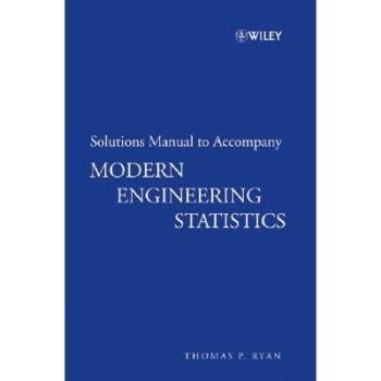 预订 Solutions Manual to Accompany Modern Engineering Statistics 现代工程统计学: 9780470096079