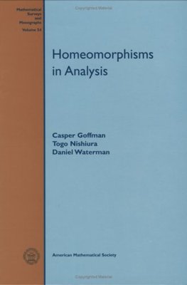 【预售】Homeomorphisms in Analysis