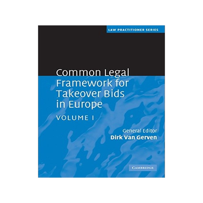【预售】Common Legal Framework for Takeover Bids in Europe