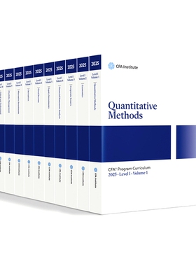 预订 2025 Cfa Program Curriculum Level I Box Set 2025注册金融分析师课程1级套装: 9781961409088