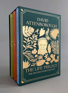预售 大卫·爱登堡 生命三部曲套装 David Attenborough 精装 英文原版 The Life Trilogy Boxset 生命的进化 生生不息的地球