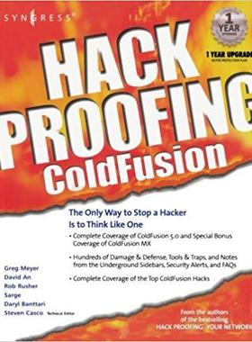 【预售】Hack Proofing ColdFusion