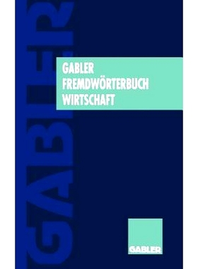 预订 Gabler Fremdwörterbuch Wirtschaft: 9783409199698
