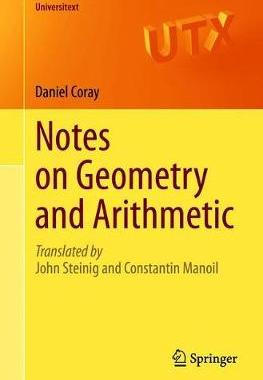 【预订】Notes on Geometry and Arithmetic