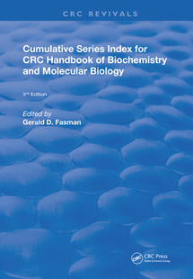 Biology Handbook and CRC for Series Molecular Index 預(yù)訂 Cumulative Biochemistry