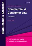 [预订]Blackstone’s Statutes on Commercial & Consumer Law 9780192858566