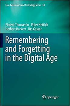 【预售】Remembering and Forgetting in the Digital Age