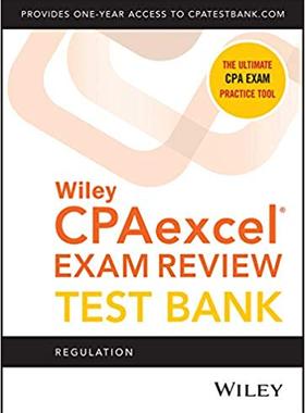 【预售】Wiley Cpaexcel Exam Review 2020 Test Bank: Regulation (1-Year Access)