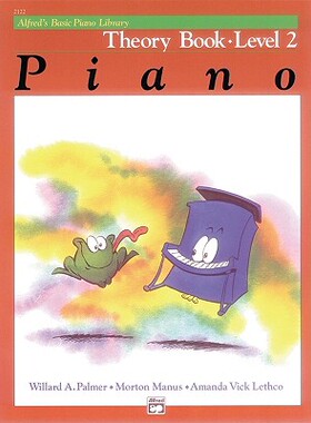 【预订】Alfred's Basic Piano Library Theory Book: Level 2 [平装] [1982] Palmer, Willard; M