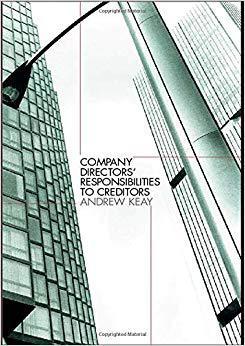 【预售】Company Directors’ Responsibilities to Creditors