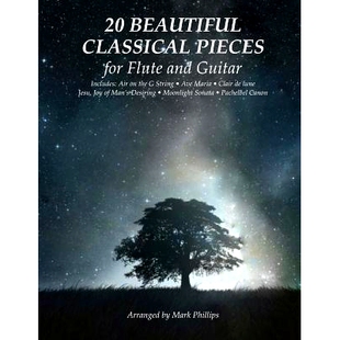 Classical Pieces Guitar 9781986123761 and Beautiful Flute 预订 for
