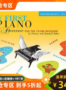 英文原版 菲伯尔我的钢琴第一课：A级创作训练（读谱准备）My First Piano Adventure: Writing Book A Pre-Reading