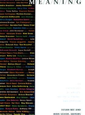 【预售】M/E/A/N/I/N/G: An Anthology of Artists’ Writings, Theory, and Criticism