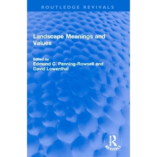 景观意义与价值 and Values 9781032218434 重印版 Landscape 预订 Meanings