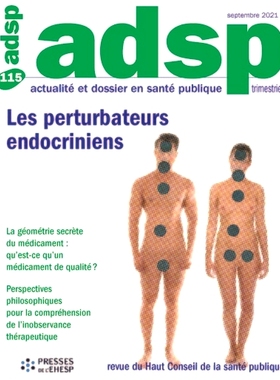 预订 ADSP, actualité et dossier en santé publique, n° 115. Les perturbateurs endocriniens ADSP，新闻和公共卫生档案，