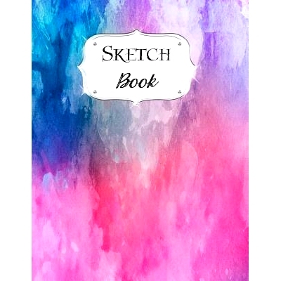 预订 Sketch Book: Watercolor Sketchbook Scetchpad for Drawing or Doodling Notebook Pad for Creative Artists #6 Pink Blue