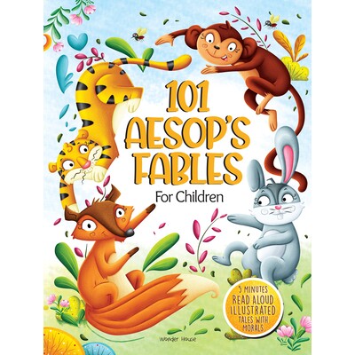 预订 101 首伊索寓言 - 5 分钟朗读寓意插图故事 工具书 英文 101 Aesop's Fables For Children - 5 Minutes Read Aloud Illustr