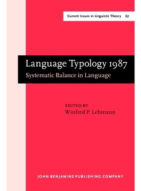 预订 Language Typology 1987: Systemic Balance in Language: 9789027235640