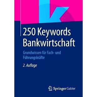 Bankwirtschaft Grundwissen Führungskräfte 250 9783658236571 und Keywords Fach 预订 für