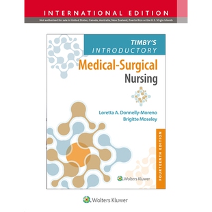 预订 Timby’s Introductory Medical-Surgical Nursing, 14e: 9781975254131