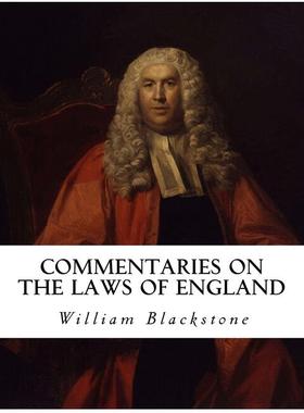 【预订】Commentaries on the Laws of England 9781534778702