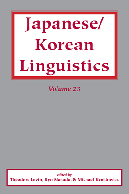 【预订】Japanese/Korean Linguistics, Volume 23, 23 9781575867526