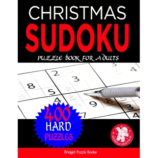 预订 Christmas Sudoku Puzzles for Adults: Stocking Stuffers For Men And Women: Hard Christmas Sudoku Puzzles: Sudoku Puz