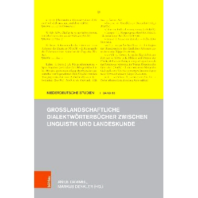 预订 Großlandschaftliche Dialektwörterbücher zwischen Linguistik und Landeskunde 语言学与区域研究之间的大型方言词典: