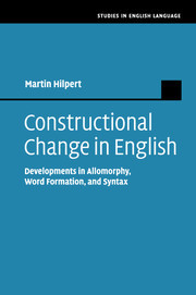 【预订】Constructional Change in English