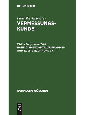 预订 Horizontalaufnahmen und ebene Rechnungen: 9783111320670