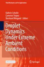 【预订】Droplet Dynamics Under Extreme Ambient Conditions 9783031090073