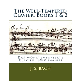 Tempered wohltemperierte BWV 9781987676327 预订 Books 846?893 Clavier Das Well Klavier The