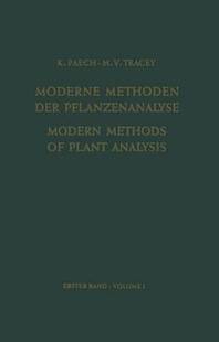 Plant der Modern Pflanzenanalyse Methoden Methods Moderne 预订 Analysis