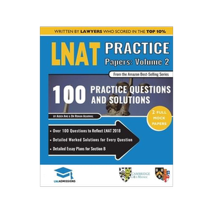 [预订]LNAT Practice Papers Volume Two: 2 Full Mock Papers, 100 Questions in the style of the LNAT, Detaile 9781912557325