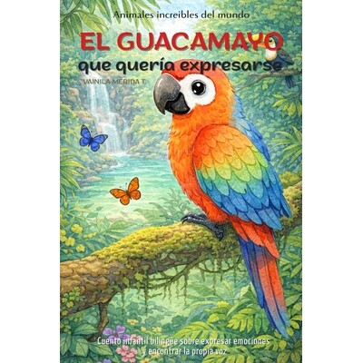 预订 El guacamayo que quería expresarse: Cuento infantil bilingüe (español-inglés) sobre expresar emociones y encont