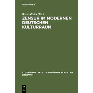 Zensur Kulturraum deutschen 9783484350946 modernen 预订