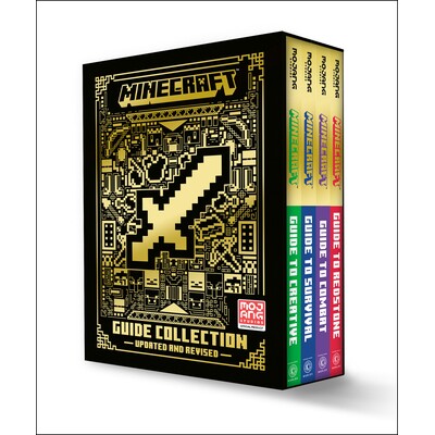 预订 Minecraft: Guide Collection 4-Book Boxed Set (Updated): Survival (Updated), Creative (Updated), Redstone (Updated),