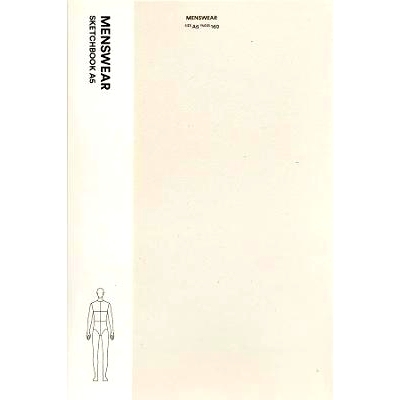 预订 Fashionary Menswear Sketchbook A5 时尚男装素描本A5: 9789887711148