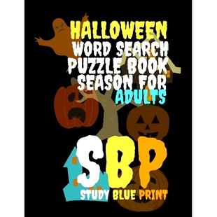预订 Halloween Word Search Puzzle Book Season For Adults: 9798694102629