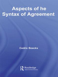 预订 Syntax Aspects the Agreement