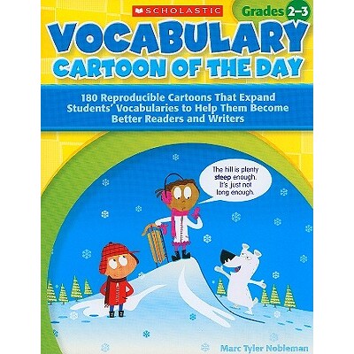 预订 Vocabulary Cartoon of the Day, Grades 2-3 180 Reproducible Cartoons That Expand Students’ Vocabularies to Help The