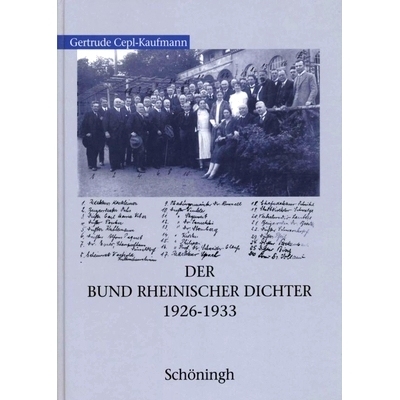 预订 Der Bund Rheinischer Dichter 1926-1933 莱茵诗人联盟 1926-1933: 9783506715517