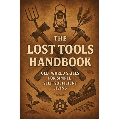 预订 The Lost Tools Handbook: Old-World Skills for Simple, Self-Sufficient Living 9798278006978
