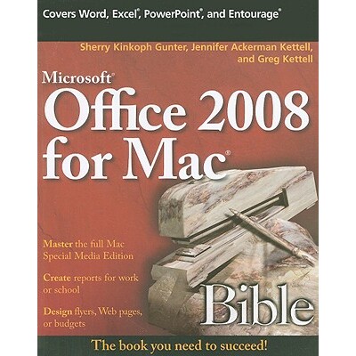 预订 Microsoft Office 2008 For Mac Bible Microsoft Office 2008：Mac 机宝典: 9780470383155