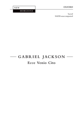 预订 Ecce Venio Cito 天啊，主快来了！: 9780193392472